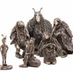 Helle Bang - John Bauer Edition, Pojken och trollen eller äventyret, samling om 6 st skulpturer, brons, upplaga 8, Pris på förfrågan